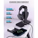 thumbnail image 5 of Soporte Para Auriculares Con Cargador Inalámbrico Soporte Para Auriculares, Estación De Carga Inalámbrica Rápida 4 en 1 Para Apple Watch Air Pods iPhone-Negro, 5 of 5