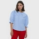 thumbnail image 2 of Blusa Mujer Cuello Boho Celeste Corona, 2 of 5