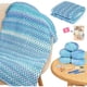 thumbnail image 1 of Kit Manta Crochet Aeelike Aurora Blue Gradient Principiante, 1 of 2