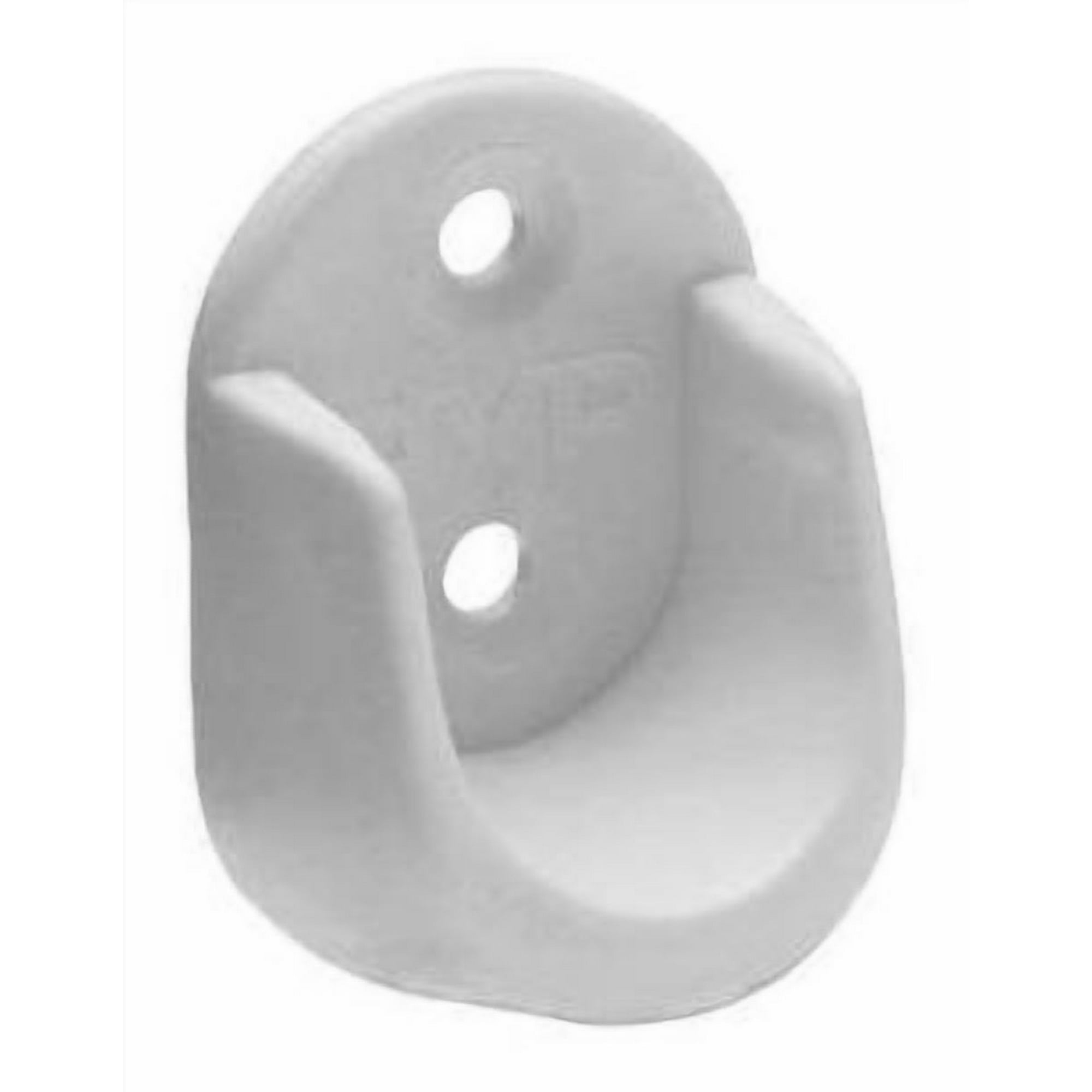 Soporte Barra Oval Plástico Blanco Bolsa 50 Un Dvp