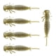 thumbnail image 1 of 5x Se?uelos De Pesca 8,9 Cm PVC Larva Worm Grub Baits Fishy Smell Dirt Yellow, 1 of 5