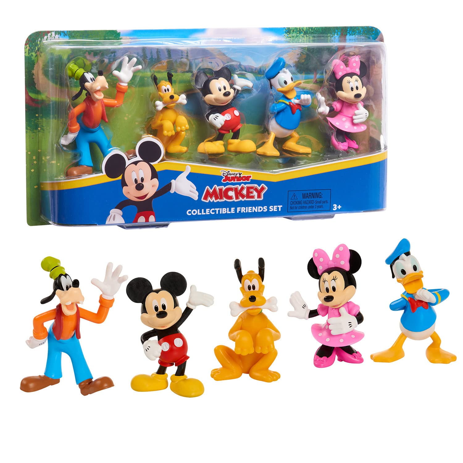 Set De Figuras Coleccionables Just Play Mickey Mouse Para Niños, Paquete De 5