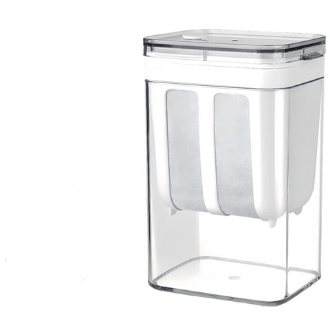 Xusx111 - Yogurt Strainer-1100Ml Capacidad Yogurt Strainer Separator, Fabricante Griego De Yogurt Para Separación De Suero (10.8 * 9 * 17.6Cm, Blanco)