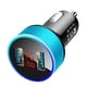 thumbnail image 5 of Cargador De Coche Con Voltaje Puertos Duales Para Smartphones Cámaras MP3 Azul, 5 of 5