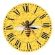 thumbnail image 4 of Bee On Yellow Hive Relojes De Pared 12 Pulgadas Silencioso Preciso Para Sala De Estar, 4 of 5