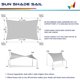 thumbnail image 5 of Toldo de Sombra Windscreen4less 3 x 4,3 m Beige con Protección UV, 5 of 8