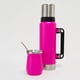 thumbnail image 2 of Termo De Acero Inoxidable 1.3 Litros + Mate 236ml Con Bombilla Color Rosa Chicle, 2 of 6