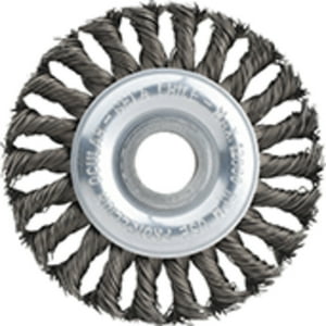 Grata Circular Acero Inoxidable Trenzado 4'' - Calibre De 0,6 Mm - Toma M14 - Hela