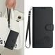 thumbnail image 2 of Funda tipo cartera FOXDOCK para infinix Note 40 Pro 4G con soporte, ranuras, RFID, diseño de gato, 2 of 5
