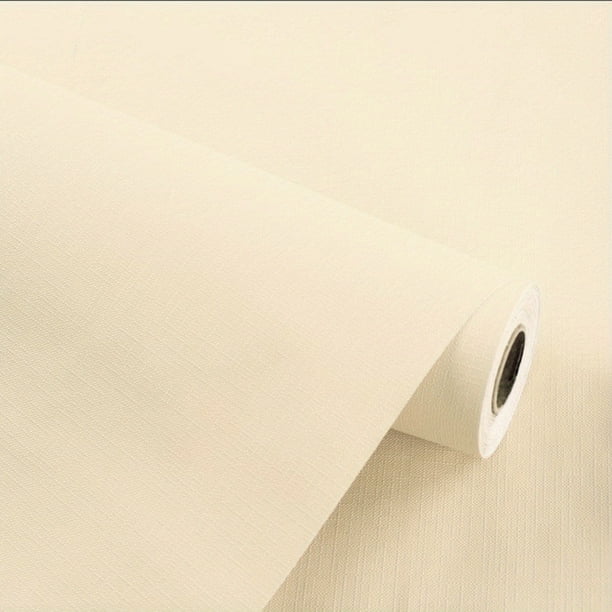 1 Roll Matte Solid Color Thickened Self-adhesive Wallpaper, Plain Texture Wallpaper, Waterproof And Oil-proof Countertop Wallpaper, Furniture Refurbishment Wallpaper, For Home Living Room/bedroom Wal