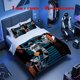thumbnail image 1 of 3pcs Bedding Set Themed Around Space Jam: A New Legacy Featuring a Comforter And Pillowcases, 1 of 5
