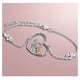 thumbnail image 2 of Pulsera mamá hija corazón plata 925, 2 of 2
