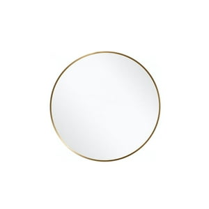 Vgo - Espejo Decorativo Para Colgar Redondo Metal Ø50 Cm