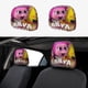thumbnail image 1 of Larva Family Funda Protectora Universal para Reposacabezas de Coche, Funda Elástica para Reposacabezas de Asiento de Auto, Funda de Tela Antipolvo, Accesorios de Interior 2 Piezas, 1 of 6