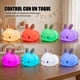 thumbnail image 2 of Lámpara Silicona Conejo Led Recargable Usb 7 Colores Kawaii Blanco, 2 of 9