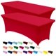 thumbnail image 1 of Mantel Utopia Kitchen Spandex, paquete de 2 unidades [2,4 x 0,76 x 0,76 m, rojo], 1 of 9