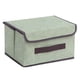 thumbnail image 2 of Caja De Almacenamiento Plegable Con Tapa Organizador De Aperitivos Contenedor Armario S Verde, 2 of 5