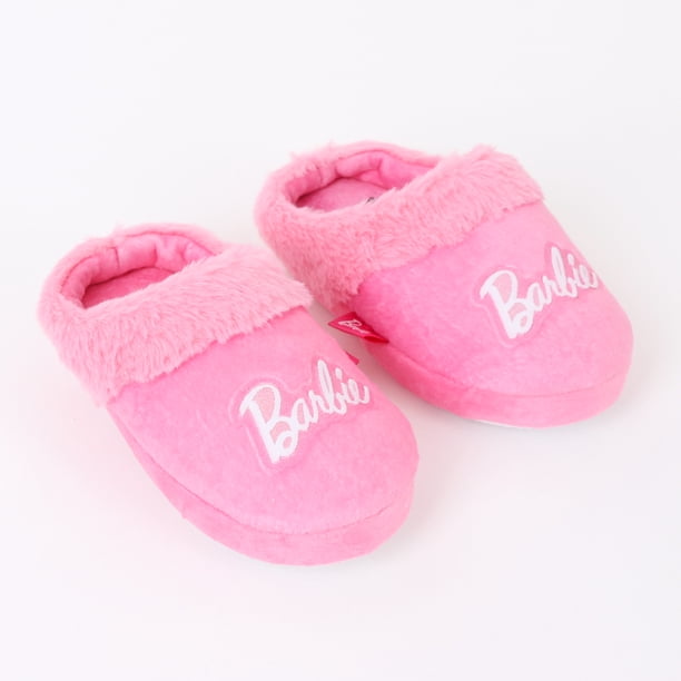Pantufla Niña Invernal Logo Rosado Barbie