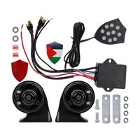 Magideal - Bocina Electrónica Para Automóvil, Regulador De 12 V, Bocina Controladora Musical Universal Para Vehículos, Barcos, Camiones, Automóviles, Bocinas De