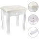 thumbnail image 2 of Taburete De Tocador Madera Blanco Rose Angela, 2 of 3