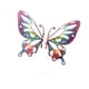 thumbnail image 2 of Estante De Esquina Con Diseño De Mariposas, Ideal Para Sala De Estar Y Dormitorio., 2 of 5