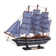 thumbnail image 3 of Velero de madera tallado a mano barco pirata decoración náutica 360x85x410mm, 3 of 5