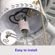 thumbnail image 4 of Paquete de 2 interruptores de luz y ventilador con cadena de tracción ZE-109 Interruptor de luz y ventilador con cadena de tracción eléctrica, interruptor de encendido y apagado, 6 A/125 V CA, termina, 4 of 7