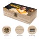 thumbnail image 3 of Pedro Pascal Caja Organizadora de Madera Rústica - Caja Decorativa Multifuncional para Escritorio, Hogar, Oficina, Joyas y Manualidades, 3 of 6