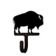 thumbnail image 1 of Búfalo pequeño de hierro forjado Wall Hook Village, 1 of 1