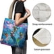 thumbnail image 3 of Mermaid Magic Bolso de tela con estampado de lienzo para mujer, bolsa de compras reutilizable y estética, con cremallera interior, regalo para mujer, 35 × 40 cm., 3 of 6
