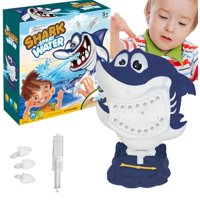 Genérico - Juguete Tiburón Lanza Agua Juego De Mesa Azul