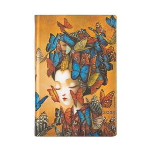Paperblanks - Agenda 2023 Madama Butterfly, Tapa Flexible, Vista Semanal, Mini