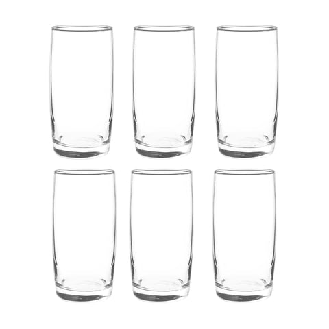 Disparo - Set 6 Vasos Altos Modelo Monterrey Transparente De 445Ml
