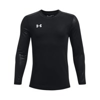 Camiseta De Portero Under Armour Para Niños, Pared, Negro/Blanco - S