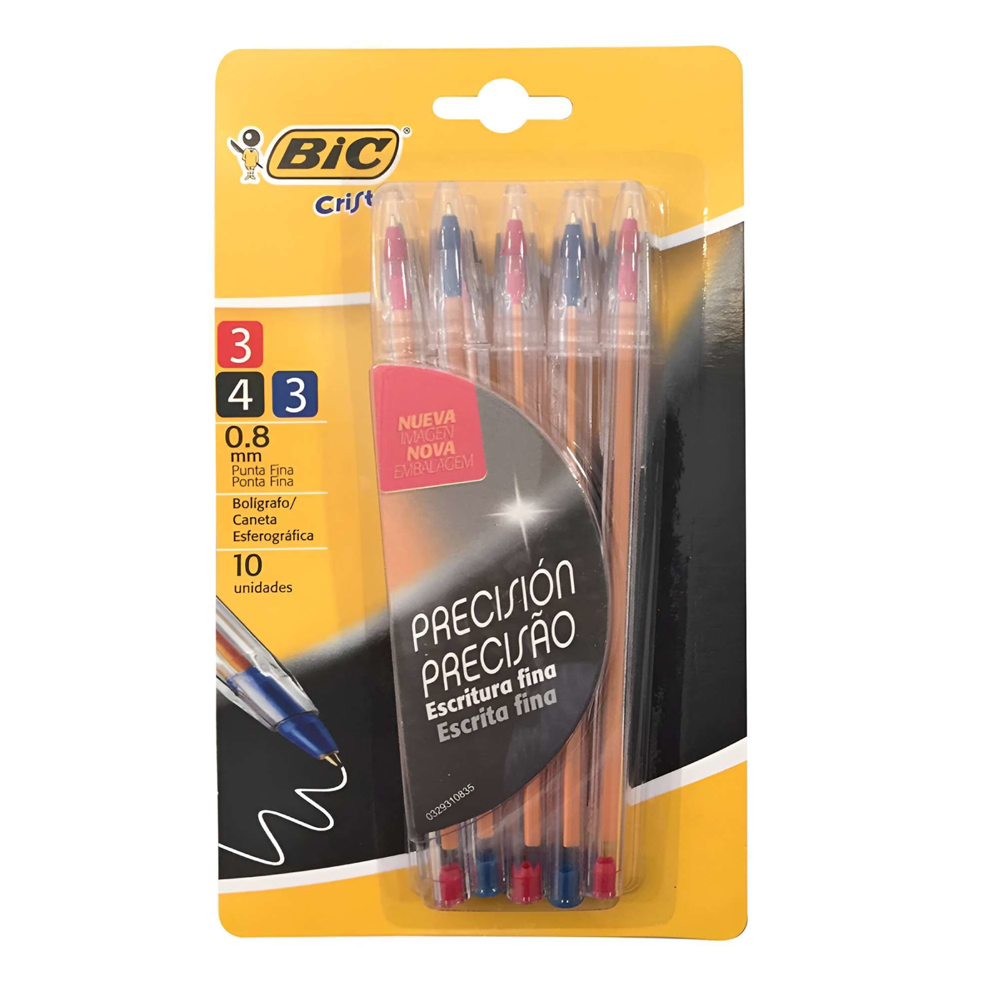 Lápiz Pasta Fino Lleve 10 Pague 8 1 Un Bic