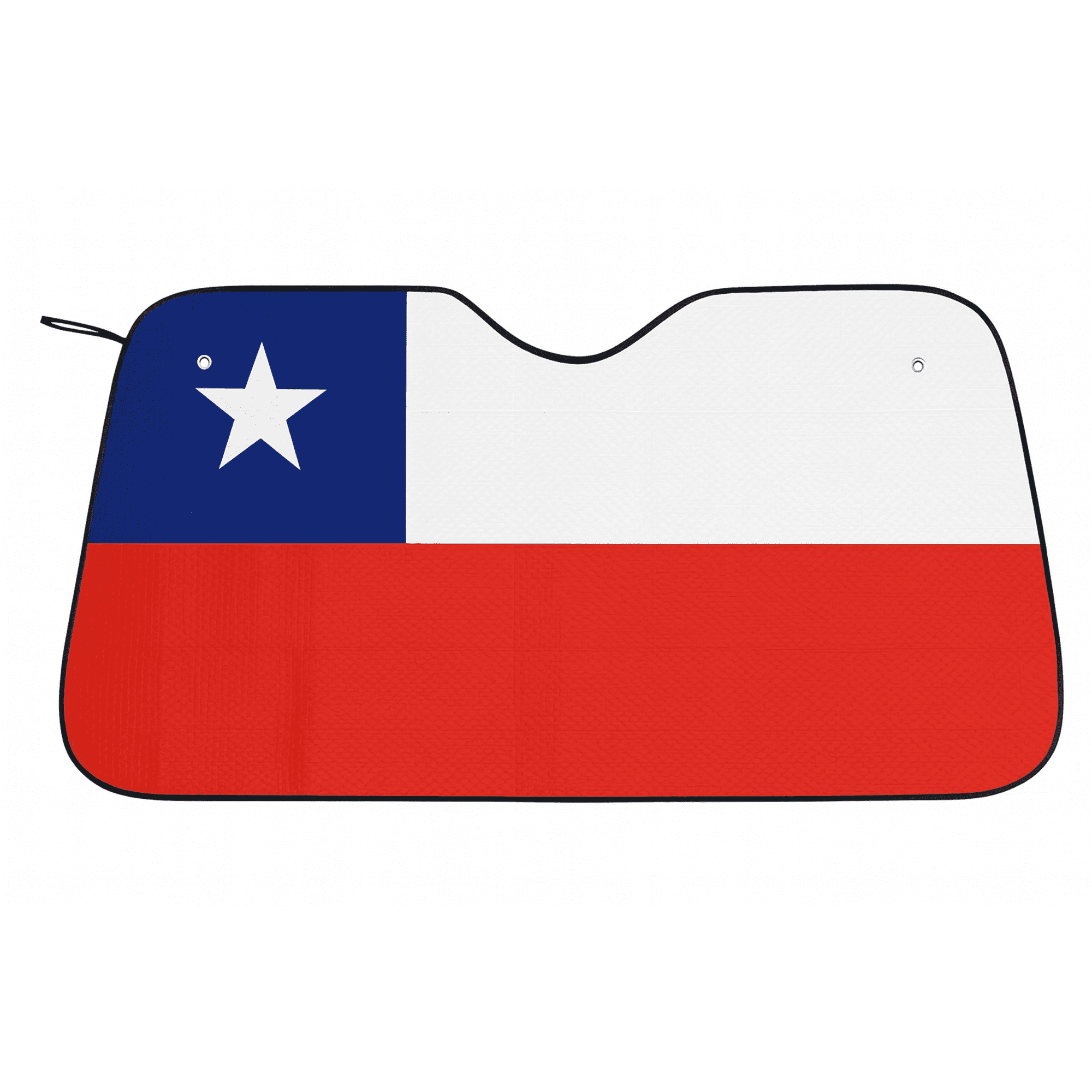 Jj Group - Cortina Parasol Parabrisas Auto Bandera Chilena Chile