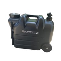 Ioensy - Contenedor De Agua De 28L Con Grifo Y Ruedas Para Pesca, Conducción, Lavado De Platos