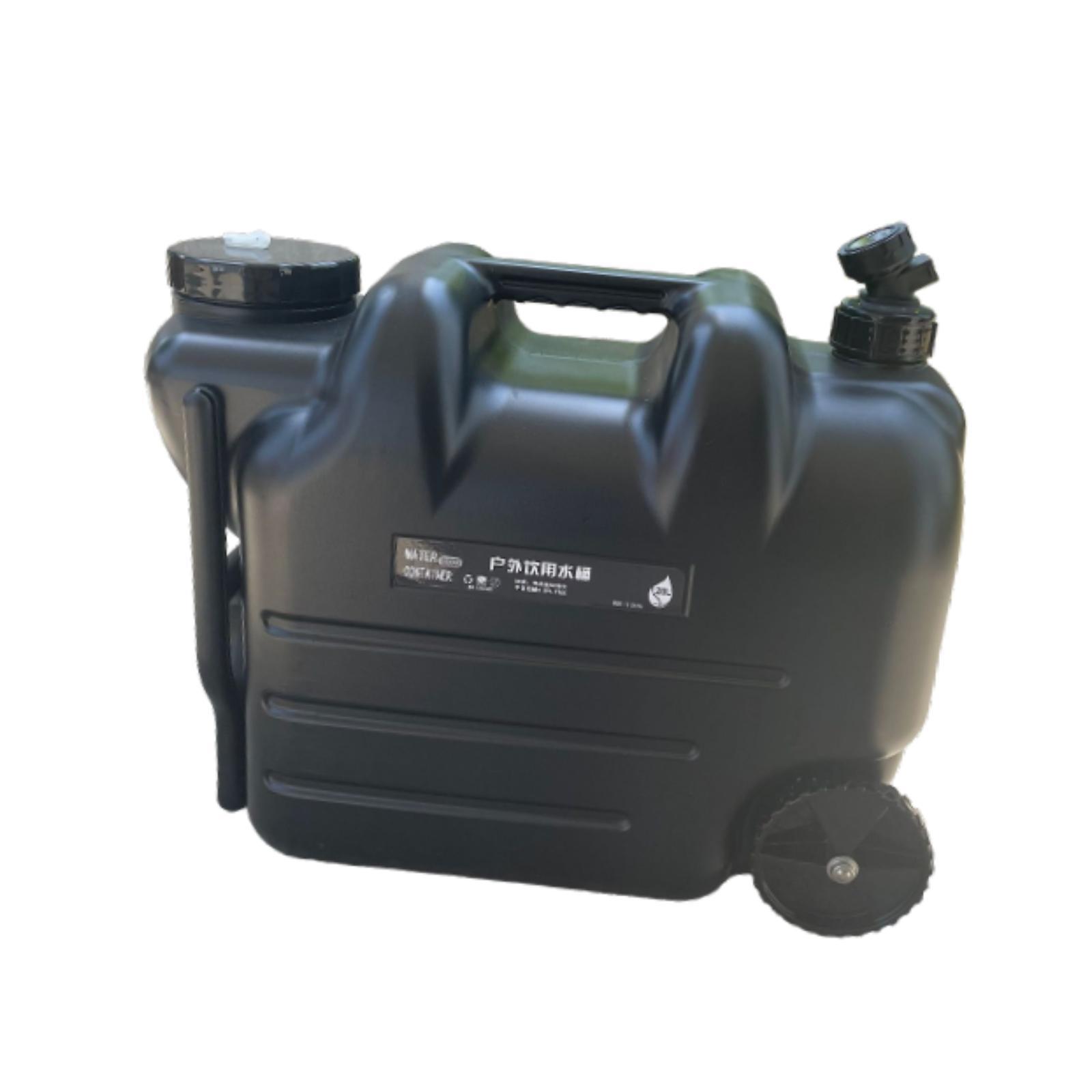 Ioensy - Contenedor De Agua De 28L Con Grifo Y Ruedas Para Pesca, Conducción, Lavado De Platos