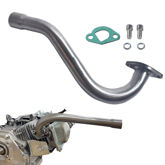 Tubo de Escape QASKEHKT 196/212cc GX160/GX200 para Kart