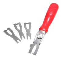 Magideal - Cuchillos De Biselado - Herramienta De Biselado De Soldadura De Piso De Pvc 3 Cuchillas De Repuesto Para Cuchillos De Corte De Vinilo De Biselado, 1 J