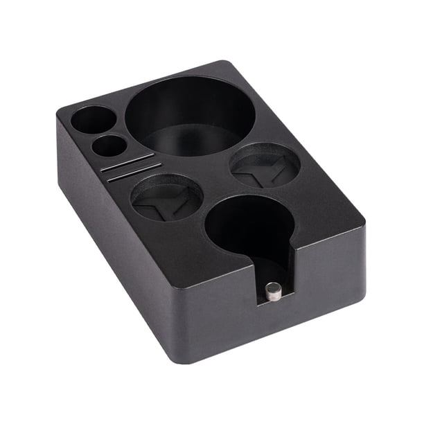 Estación de Compactación de Café Expreso, Organizador de Café Expreso, Soporte para Cocinas, Cafeterías Comerciales, Tiendas, Cafeterías en El Lugar D para 58mm negro