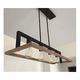 thumbnail image 2 of "Lámpara Colgante Belug Madera Industrial Diseño Cuadrado Negro ", 2 of 5