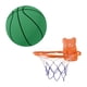 thumbnail image 2 of Baloncesto Silencioso Con Aro, Juguetes Portátiles Para Niños, Pelota Para Regalo De Fiesta, Verde, 2 of 3