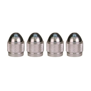 Slime - Set De Tapa Valv Aluminio 4 Pc Plata