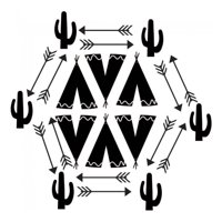 Rienda Libre Graphics - Decomural Cowboys Cactus Arrows Indians Ws-44182