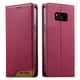thumbnail image 1 of Funda Tipo Cartera de Cuero Sintético para Samsung Galaxy S8 Plus Bloqueo RFID, con Ranuras para Tarjetas y Bolsillo para Efectivo, Cierre Magnético Fuerte Rojo, 1 of 6