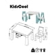 thumbnail image 4 of Set Mesa Infantil Kidscool con 2 Sillas y Cajones - Verde, 4 of 4