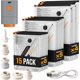 thumbnail image 2 of Bolsas al Vacío Packnest 15 Unidades 4L 5M 6S con Bomba USB, 2 of 3
