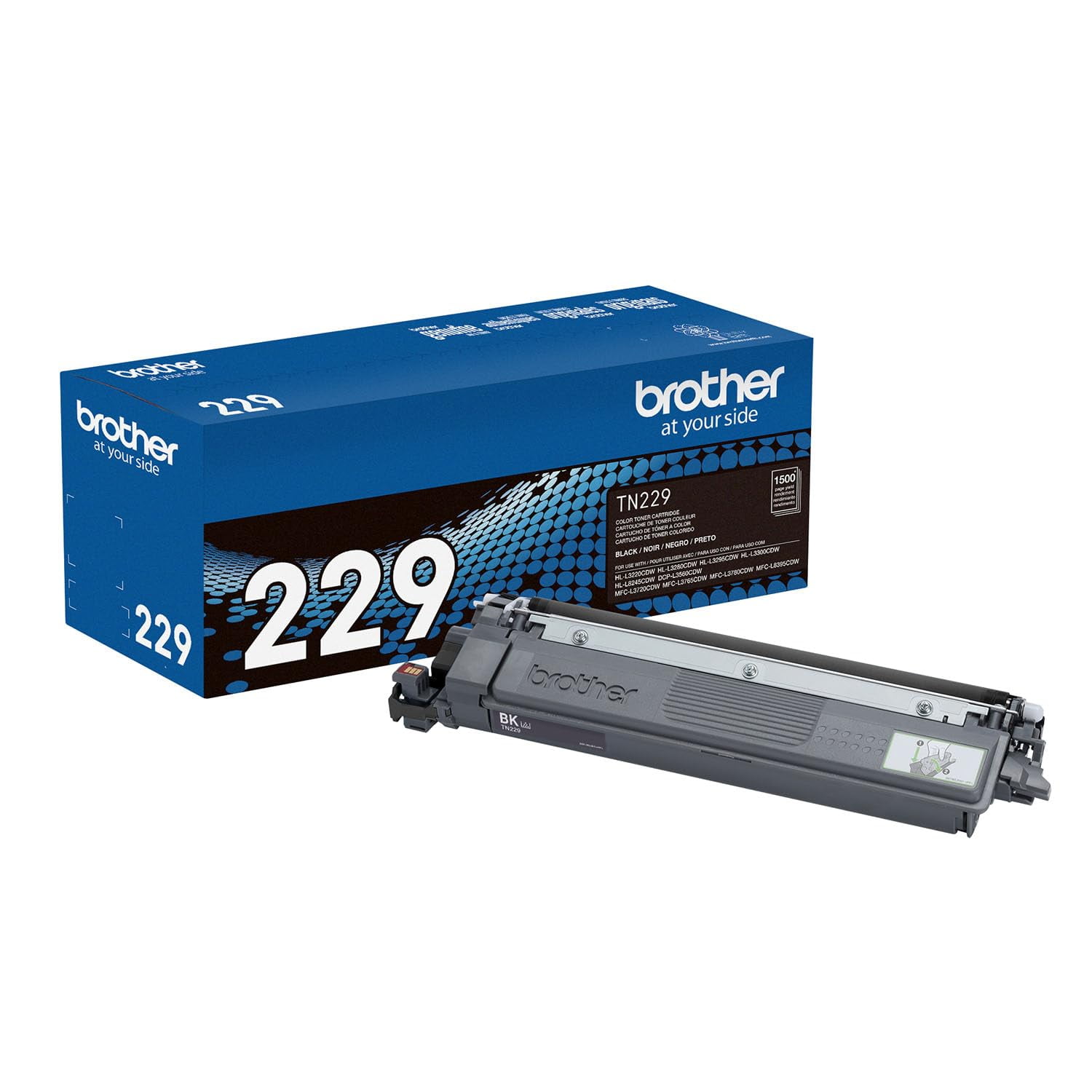 Cartucho De Tóner Para Impresora Brother Genuine Tn229bk Negro