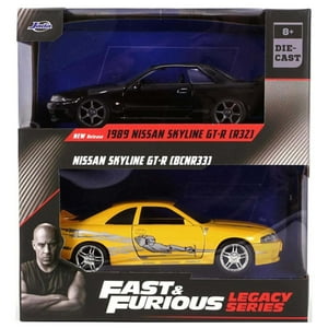 Total E-Commerce - Juguete Pack 2 Autos Rapidos Y Furiosos Skyline 1:32